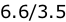 6.6/3.5