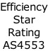Efficiency Star Rating AS4553